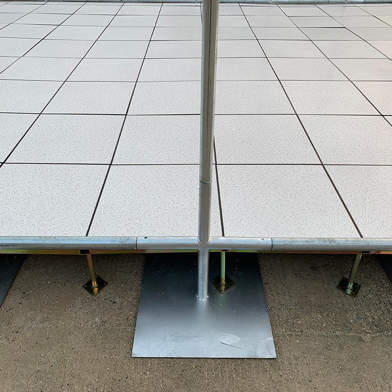 5x7m Typ a Odlehčovací stan s ocelovou rámovou konstrukcí pokrytý membránou