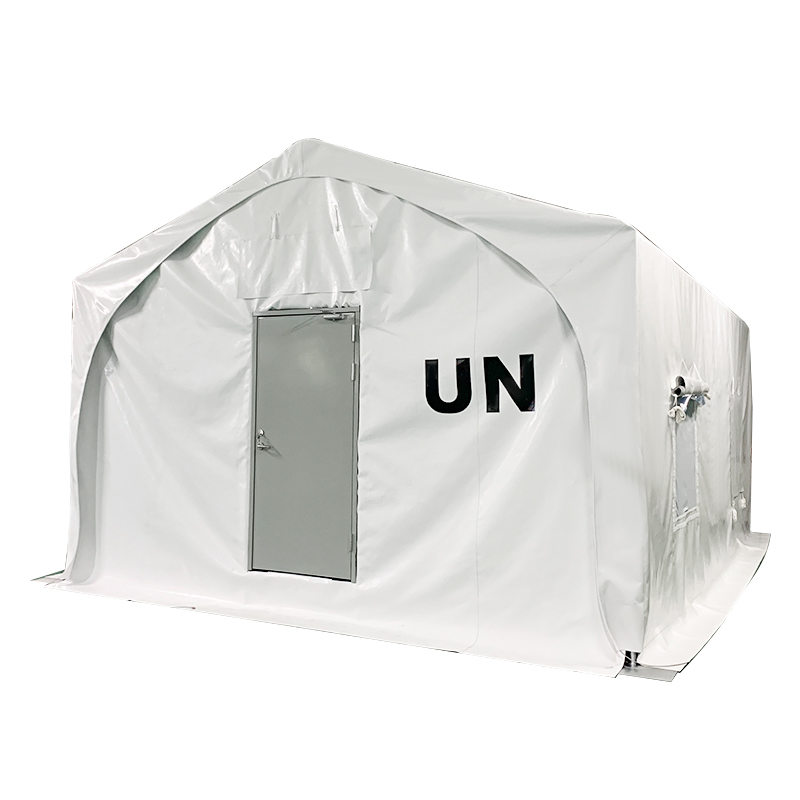 5x7m Typ a Odlehčovací stan s ocelovou rámovou konstrukcí pokrytý membránou