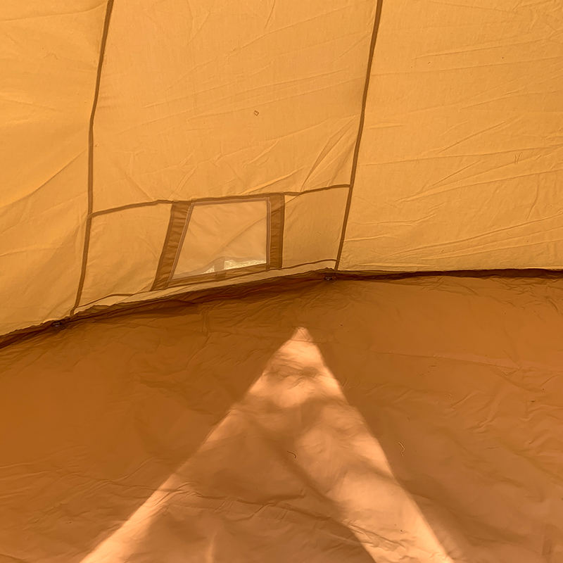 Rodinný kempingový plátěný stan Tipi s jednou tyčí o délce 4 metry