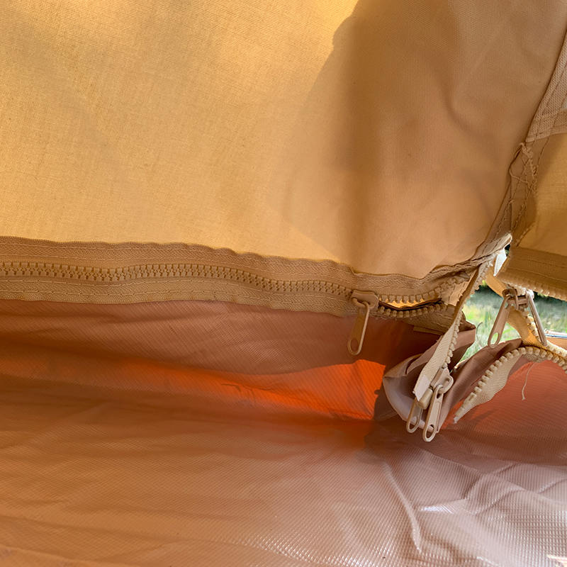 Rodinný kempingový plátěný stan Tipi s jednou tyčí o délce 4 metry