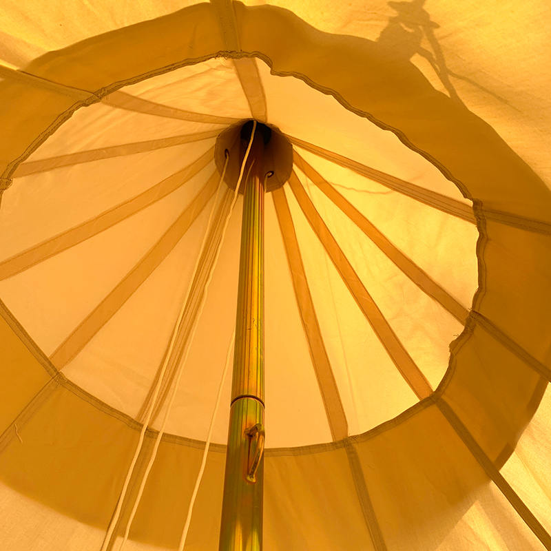 Rodinný kempingový plátěný stan Tipi s jednou tyčí o délce 4 metry