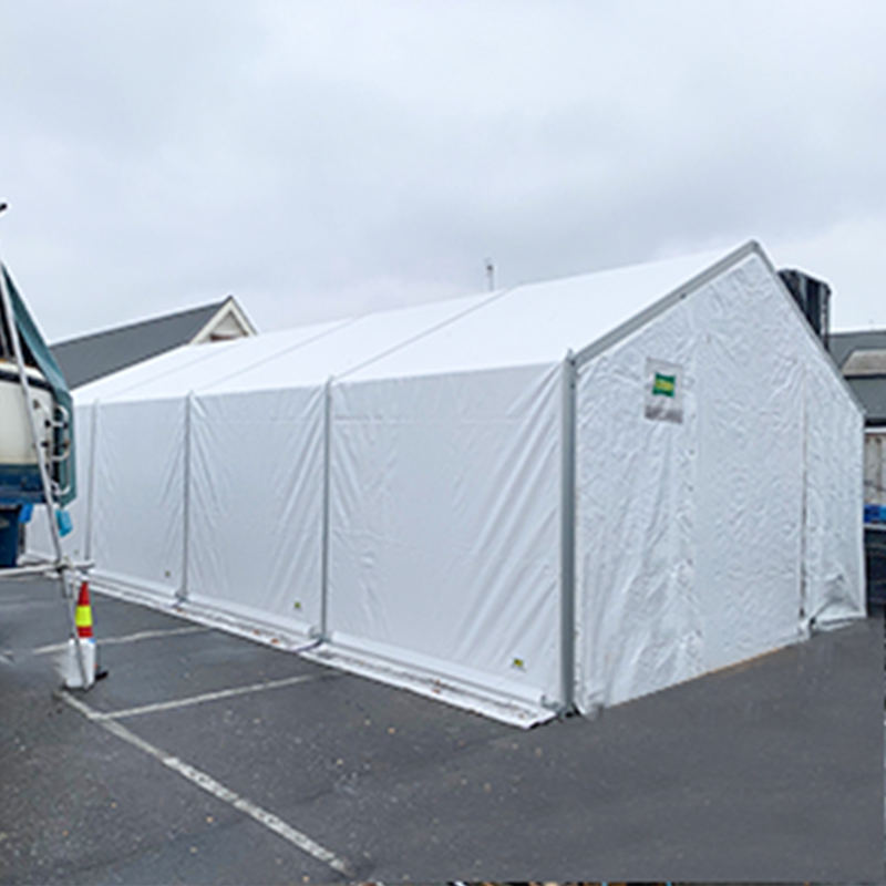 IFRC/ICRC/WFP/IOM standardní 6,5x8m přenosné stanové mobilní úložné jednotky (MSU)