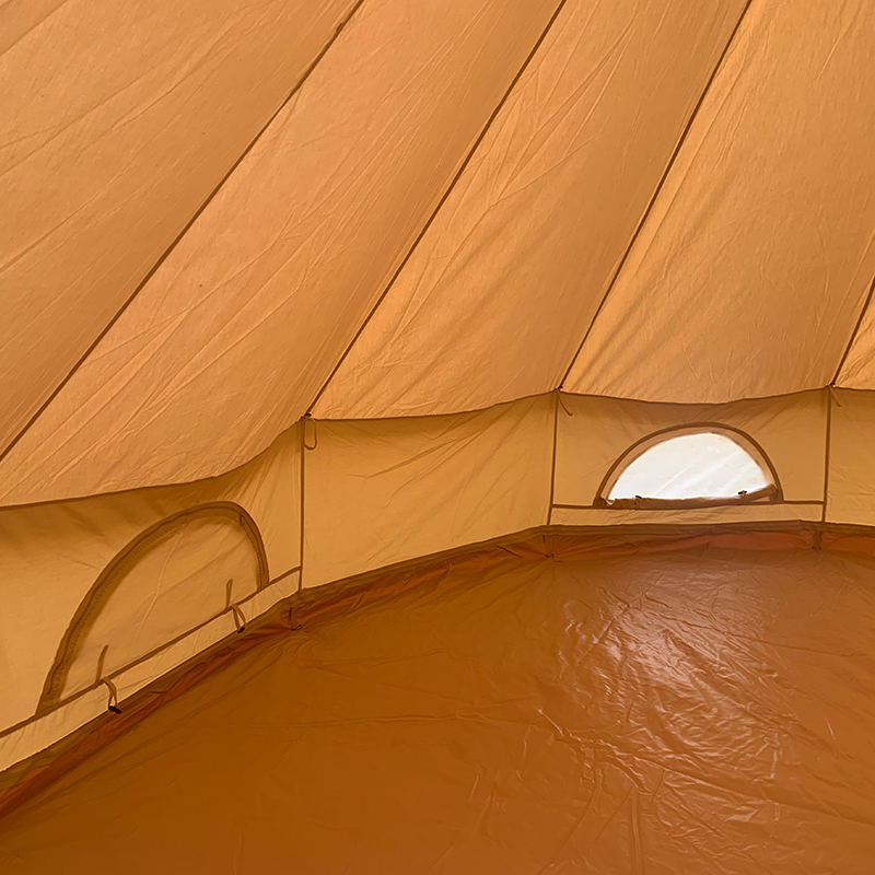 Plátěný stan Bell 4m pro 4 osoby pro rodinné kempování