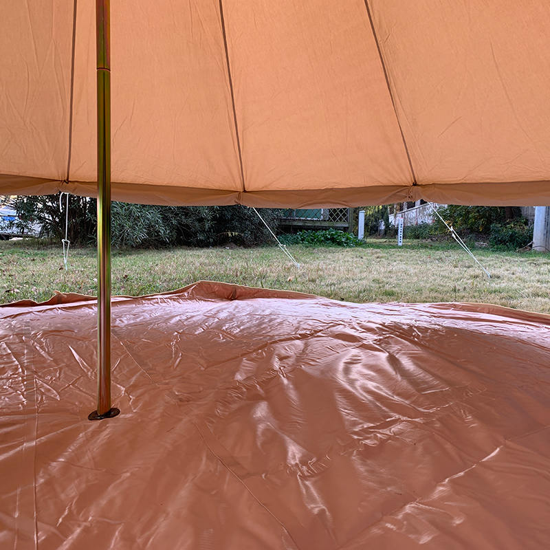 Plátěný stan Bell 4m pro 4 osoby pro rodinné kempování