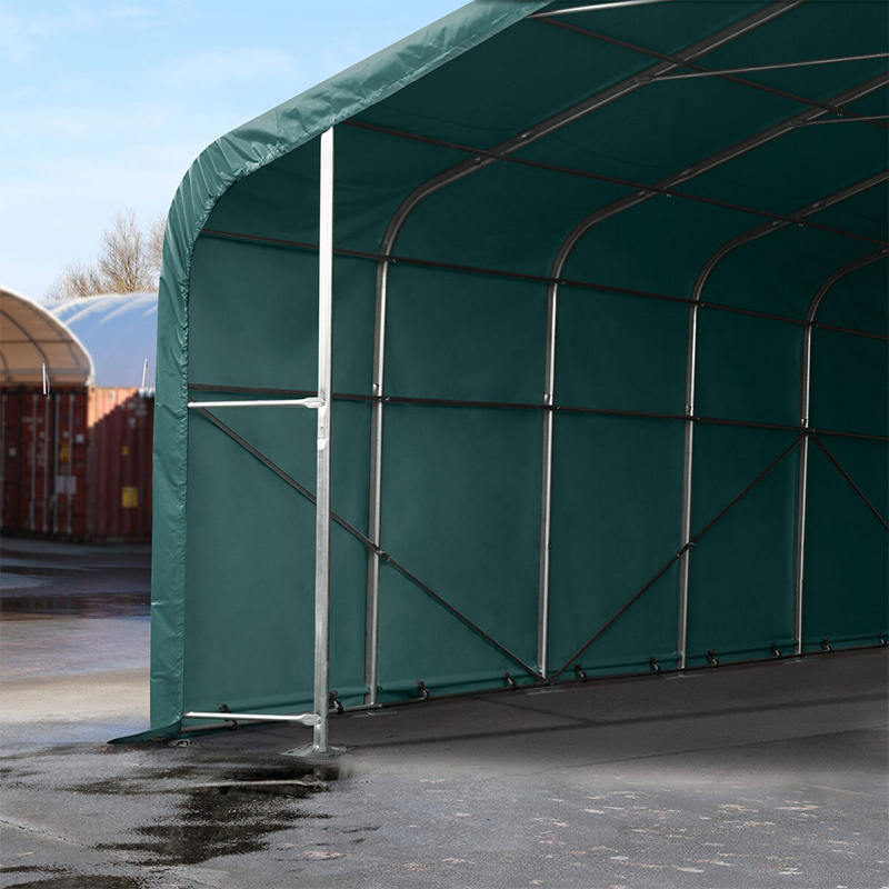 6X6 2,6 m boční výška plně pozinkovaný ocelový rám hala dočasného skladu