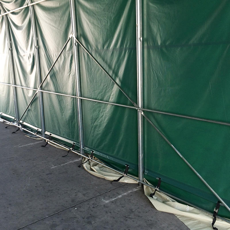 6X12 2,6 m boční výška odolná proti vysokým teplotám průmyslové skladové stany