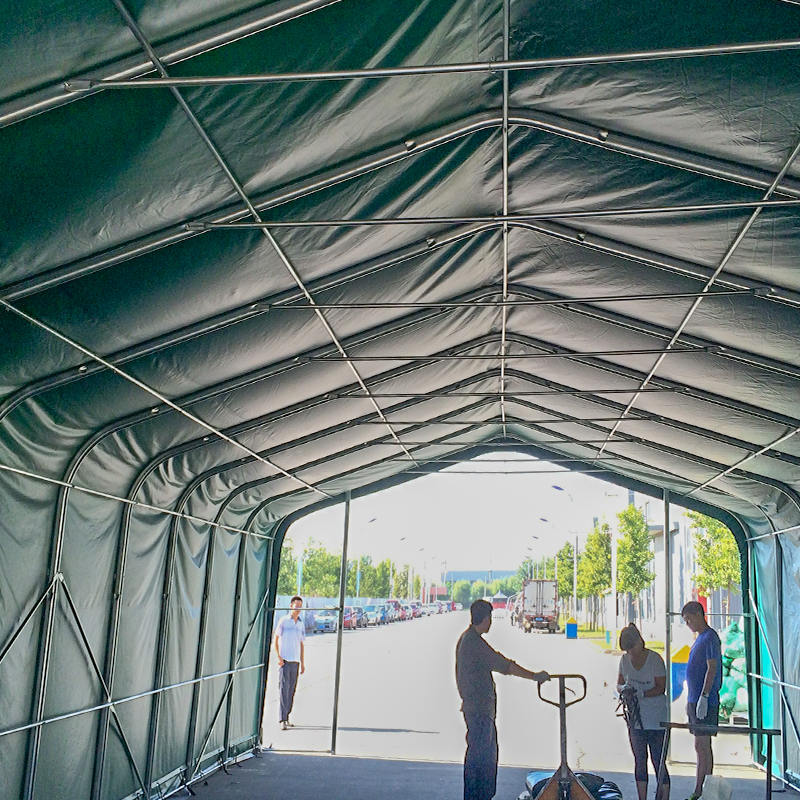 6X12 2,6 m boční výška odolná proti vysokým teplotám průmyslové skladové stany