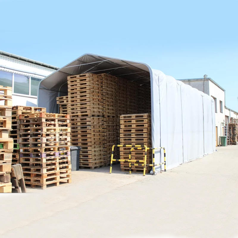 8X12 4m Sideheight Odolný proti UV záření Skladový stínící stan Sluneční přístřešek