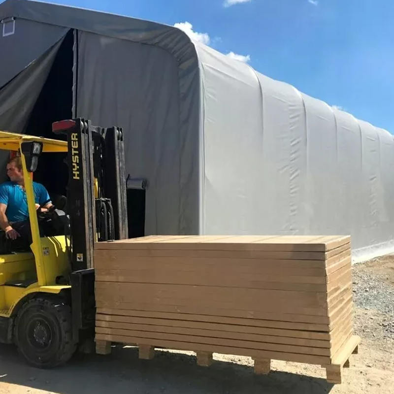 8X12 4m Sideheight Odolný proti UV záření Skladový stínící stan Sluneční přístřešek