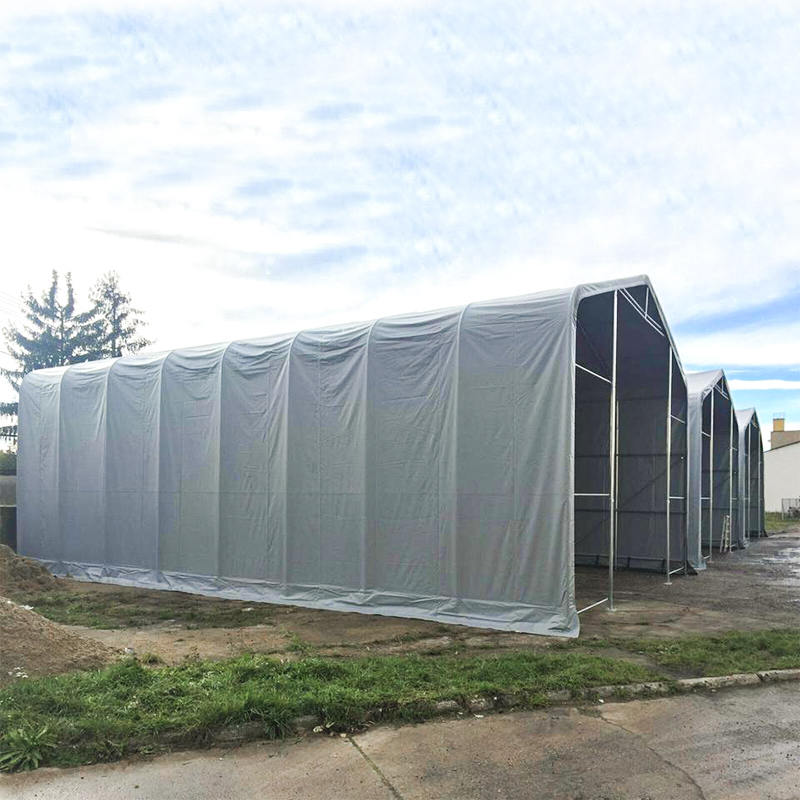 8X12 4m Sideheight Odolný proti UV záření Skladový stínící stan Sluneční přístřešek