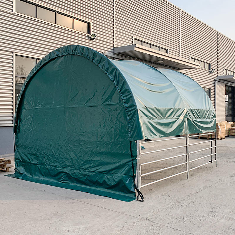 Přenosné přístřešky pro hospodářská zvířata 4x4mx3,15m pro koně, krávy, ovce