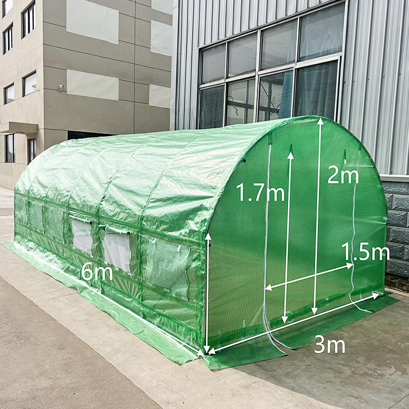 3x6x2m Weatherguard Round Top skleník & Polytunel