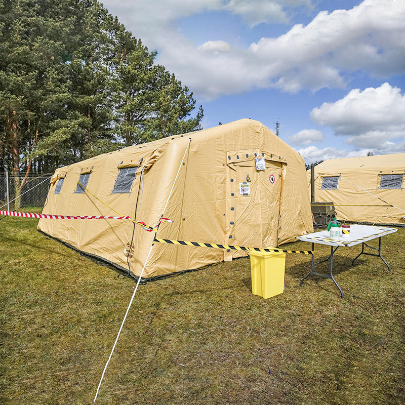 Nízkotlaký 5,6 x 7,55 m víceúčelový středně velký nafukovací stan s rychlým nasazením