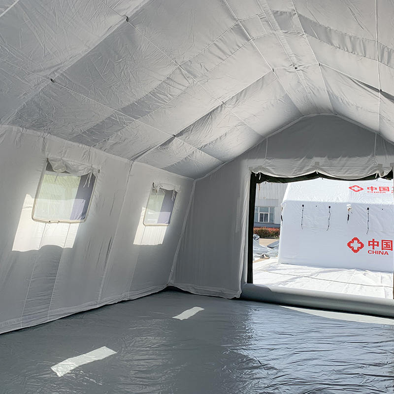 30 m² Nafukovací stan vojenského velitelství rychlého nasazení