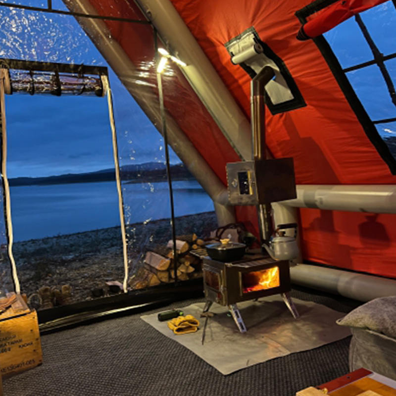 Čtyřsezónní vodotěsný nafukovací vzduchový stan pro 8-10 osob pro kempování